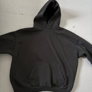 ‼️Fleece Factory®️Black Hoodie Baggy Cropped Size M✅